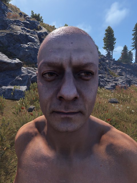european male, short hair, clean-shaven